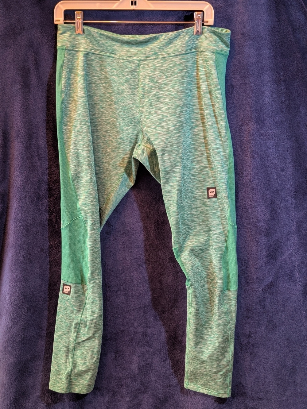 Green Kids Athletic Leggings